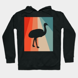 Vintage Emu Retro Design Pet Ratbird Fan Hoodie